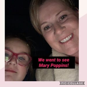Charlotte & I went to see Mary Poppins tonight!